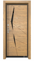 Декоративная панель ПРИЗМА 02 со стеклом (шпонированная)