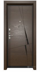 Декоративная панель ПРИЗМА 04 со стеклом (шпонированная)
